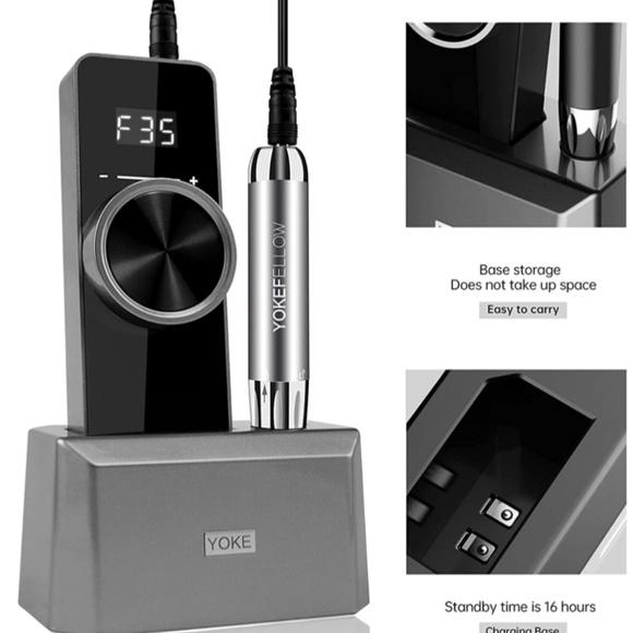 Portable 35,000 RPM Electric Nail Drill - Picture 13 of 13